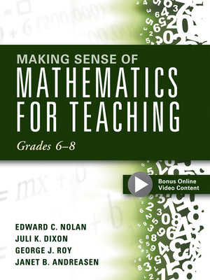 cover image of Making Sense of Mathematics for Teaching Grades 6-8